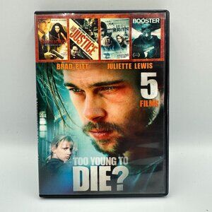 Too Young To Die 5 DVD Film Action Pack Brad Pitt Juliette Lewis Echo Bridge